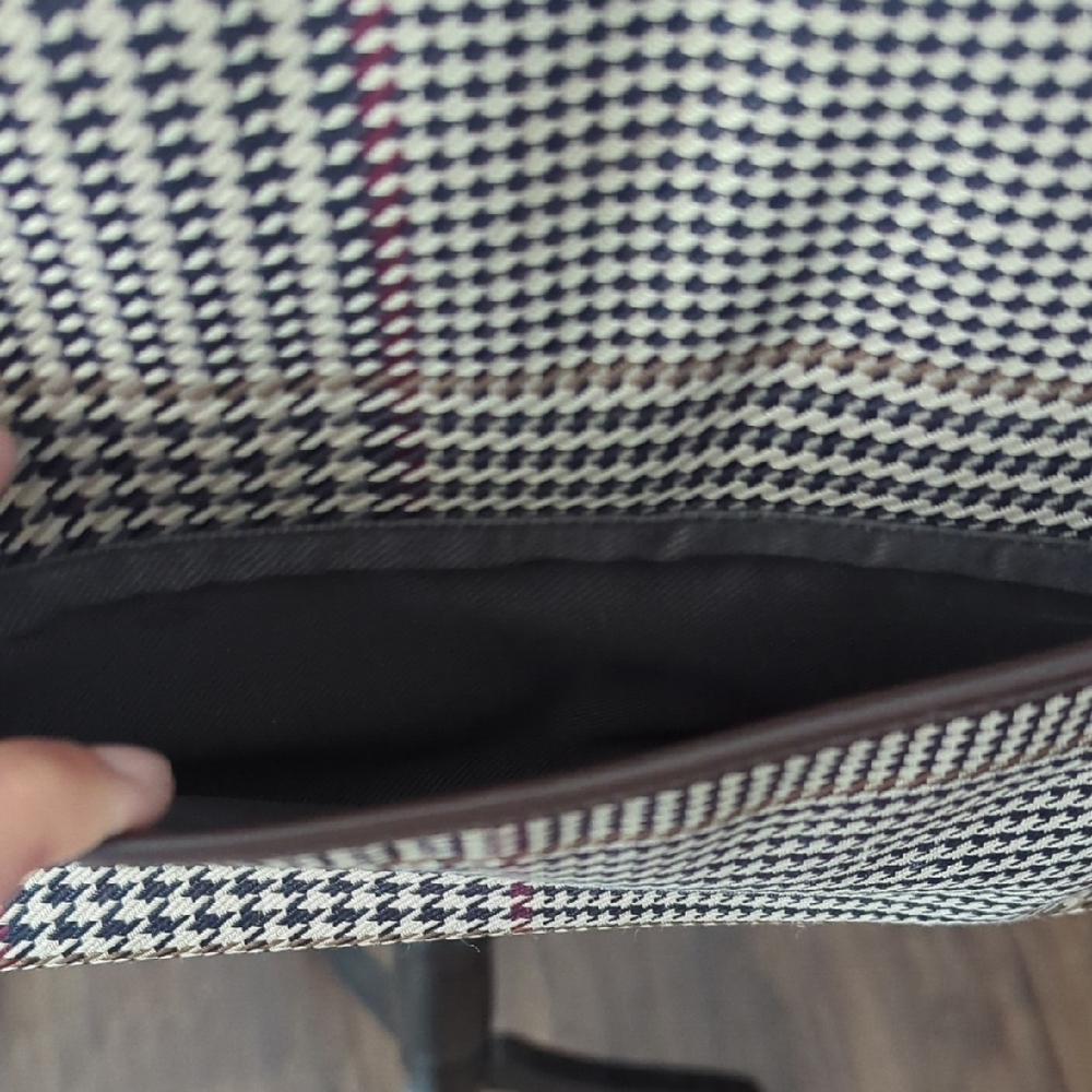 Vintage LAUREN by Ralph Lauren Houndstooth Purse - Picture 5 of 14